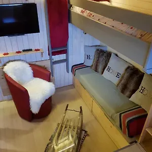  Appartement De Skieur Entièrement équipée La Tiny Princesse Rouge